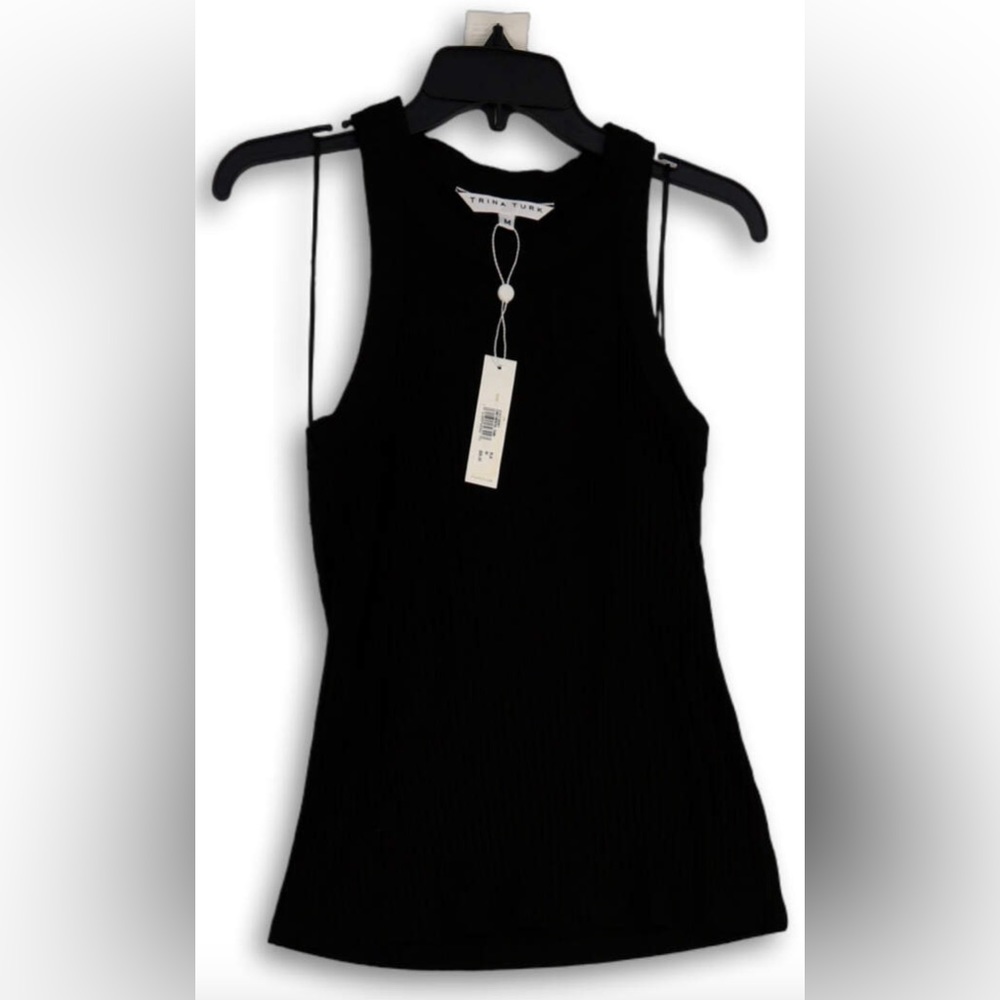 Trina Turk Black Tank Top